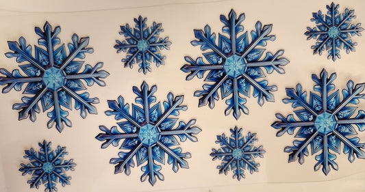 UVDTF 16oz Cup-Snowflakes