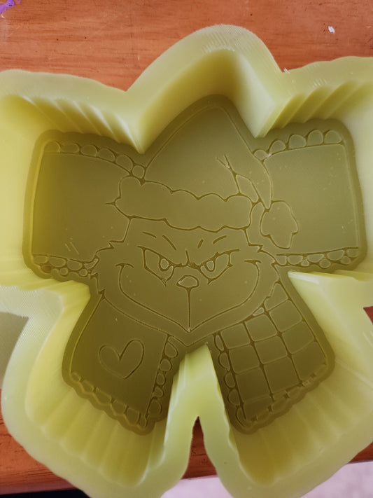 Custom Freshie- Green Man Bow