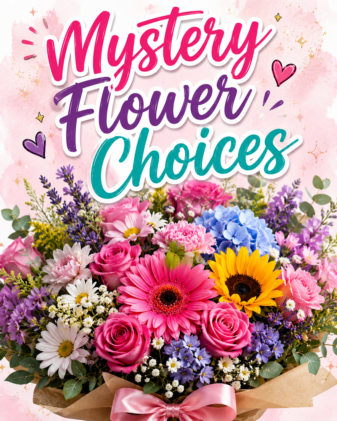 PRE ORDER Mystery Flower Choices