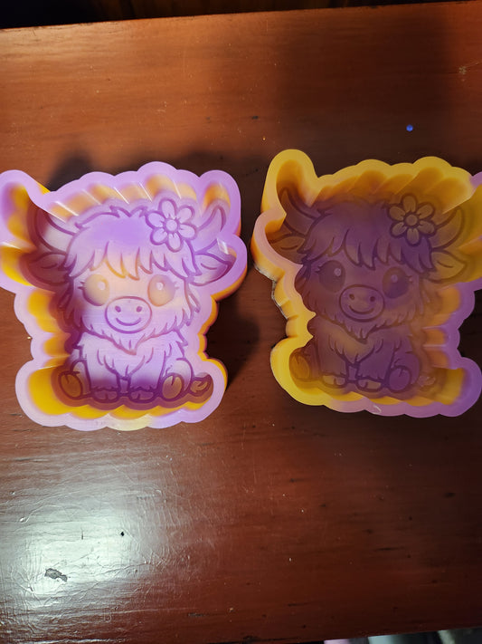 Custom Freshie- Cutest Cow + Vent Clips Set