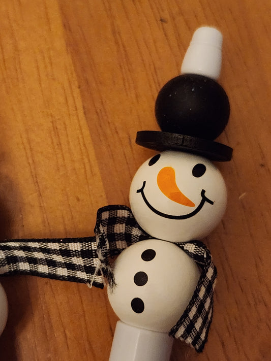 Snowman Refillable Pens