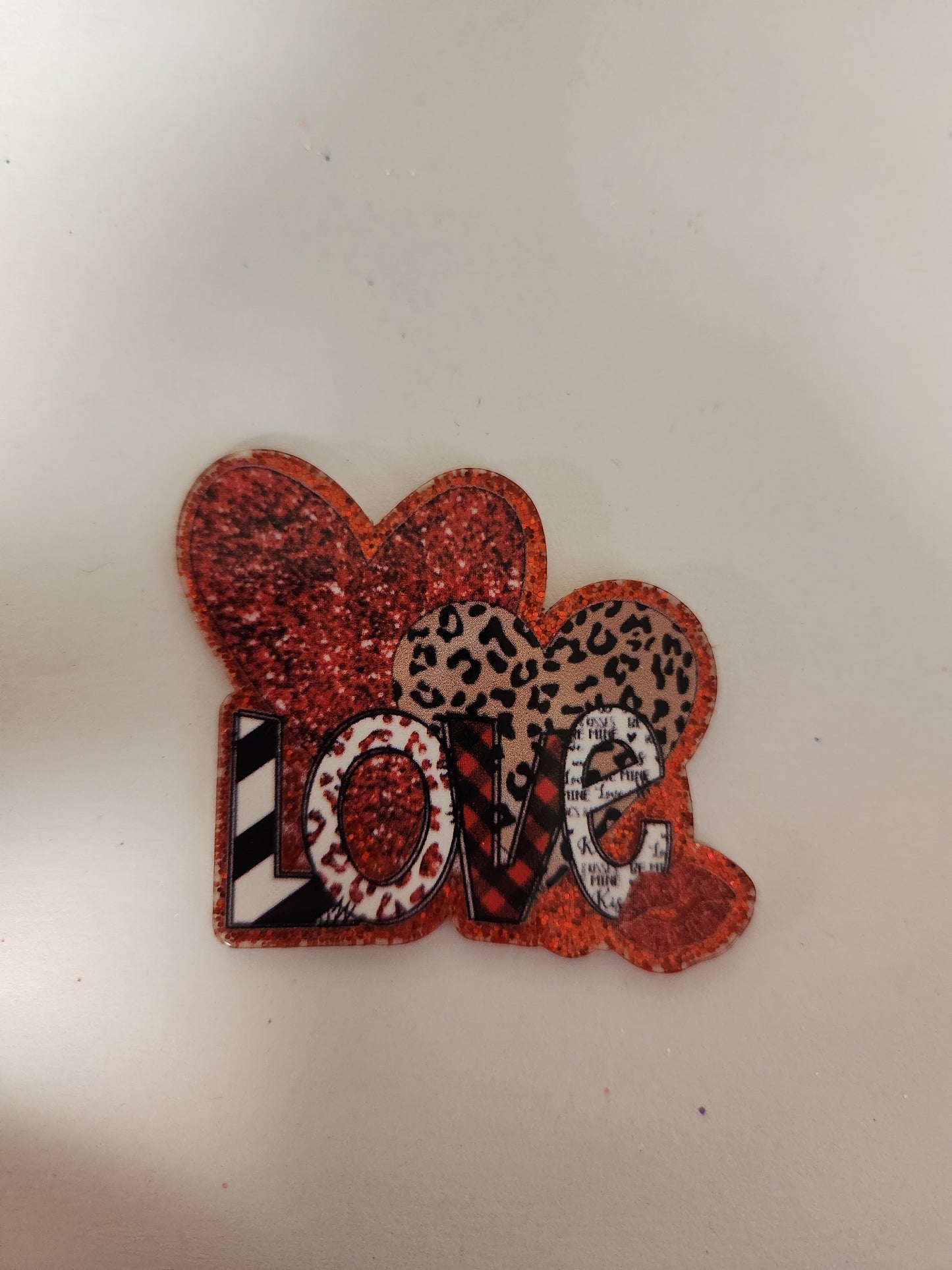 Flat Back Acrylic- Love