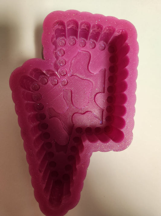 Custom Freshie- Lightning Bolt Set- Full size + Vent Clips
