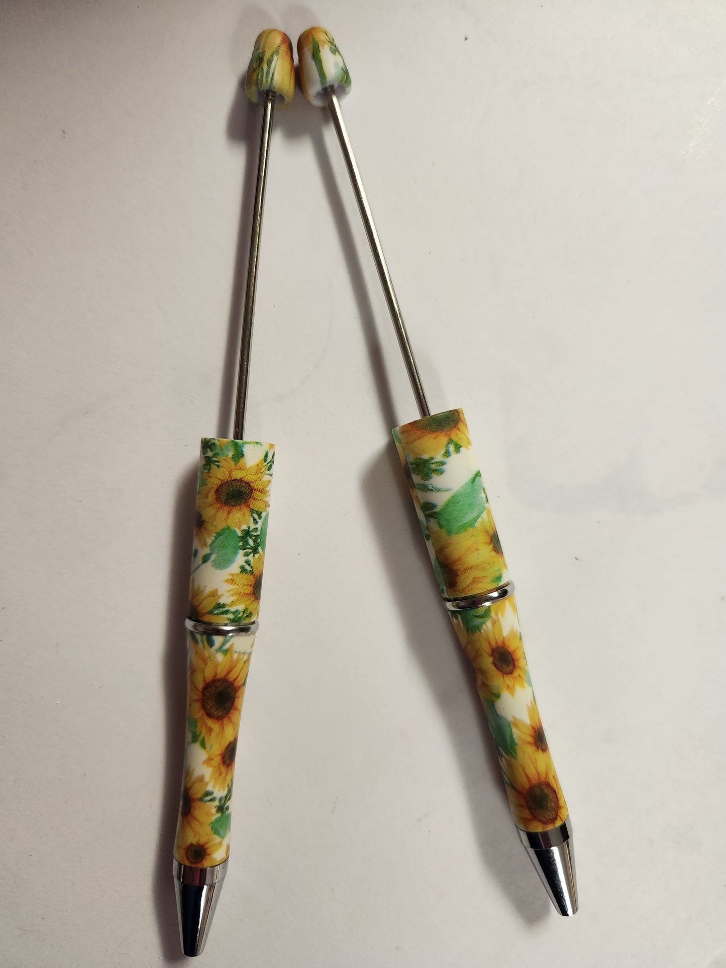Beadable Pen Blanks- Sunflowers