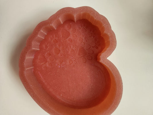 Custom Freshie- Paw Print Heart