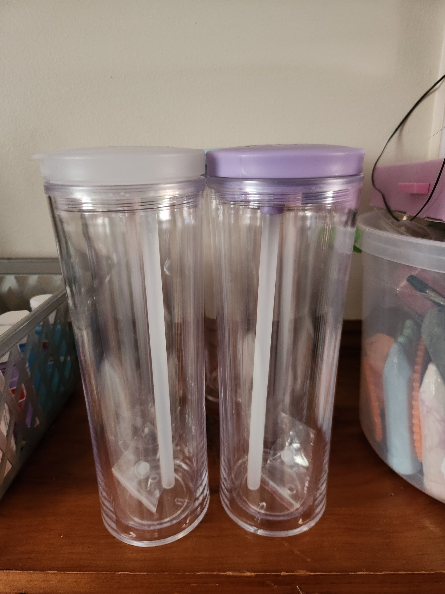 24oz Fliptop Snowglobe Blank Cups (Cup Only)