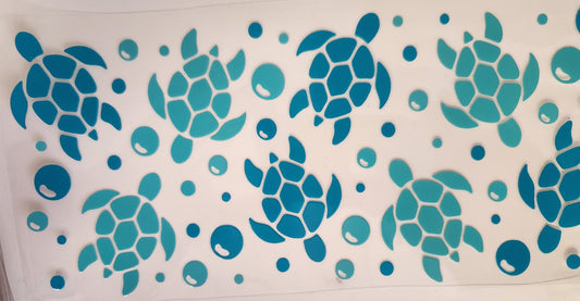 UVDTF 16oz Cup- Turtles