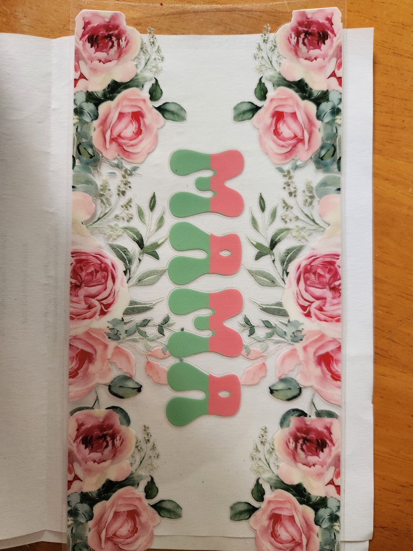 Cup Wrap- Flower Mama