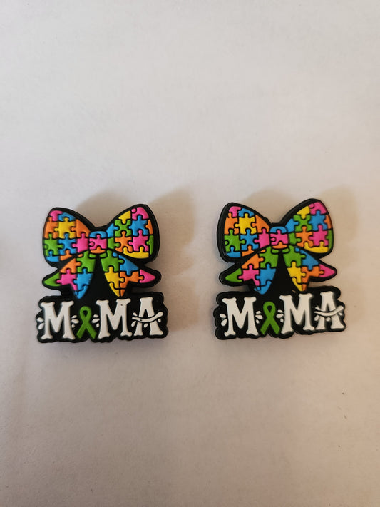2D Silicone Focal- Autisim Awareness Mom