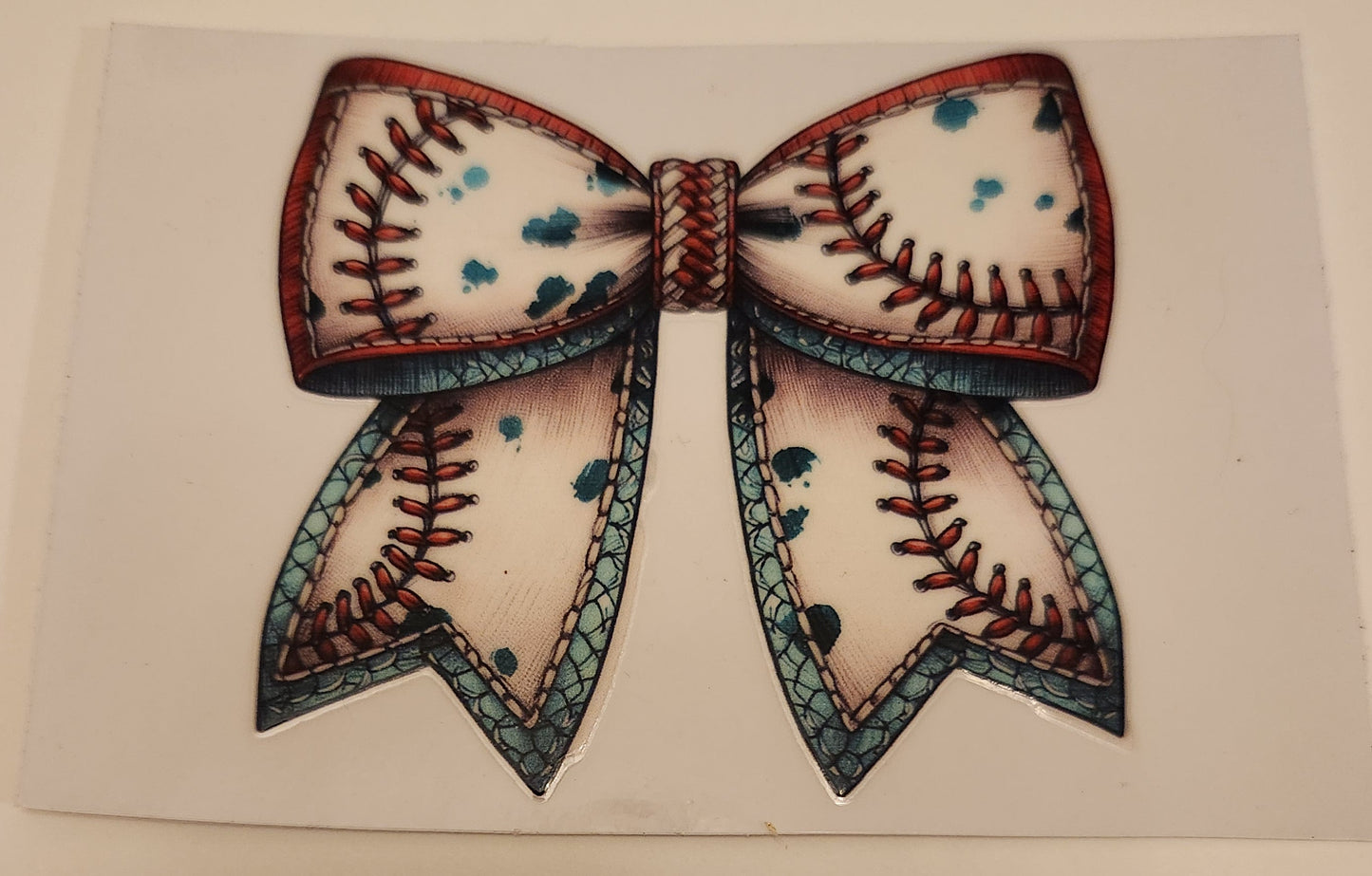 UVDTF Decal- Baseball Bow