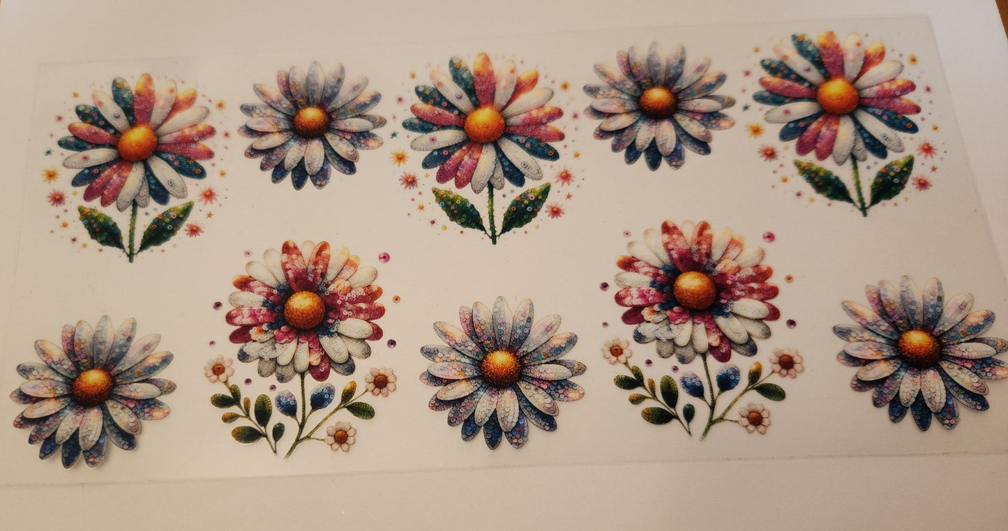 UVDTF Decal- Flowers