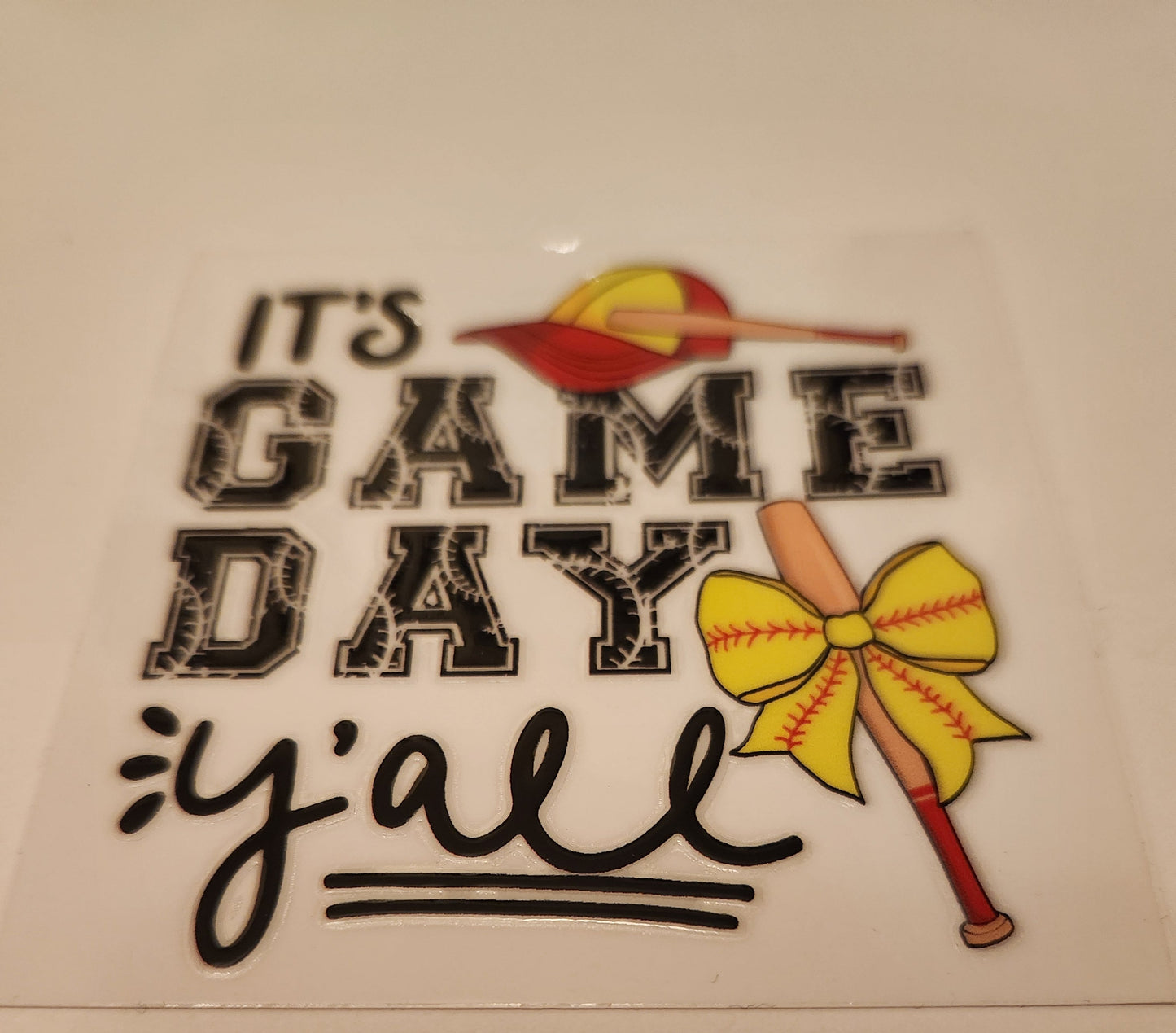 UVDTF Decal- Softball Game Day