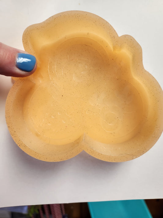DESTASH MOLD- Holiday circles (frosty, Reindeer, tree)