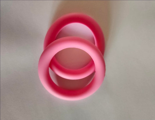 65mm Silicone Rings- Pink