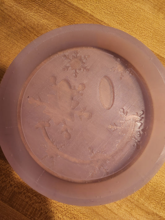 Custom Freshie- Snowflake Smiley