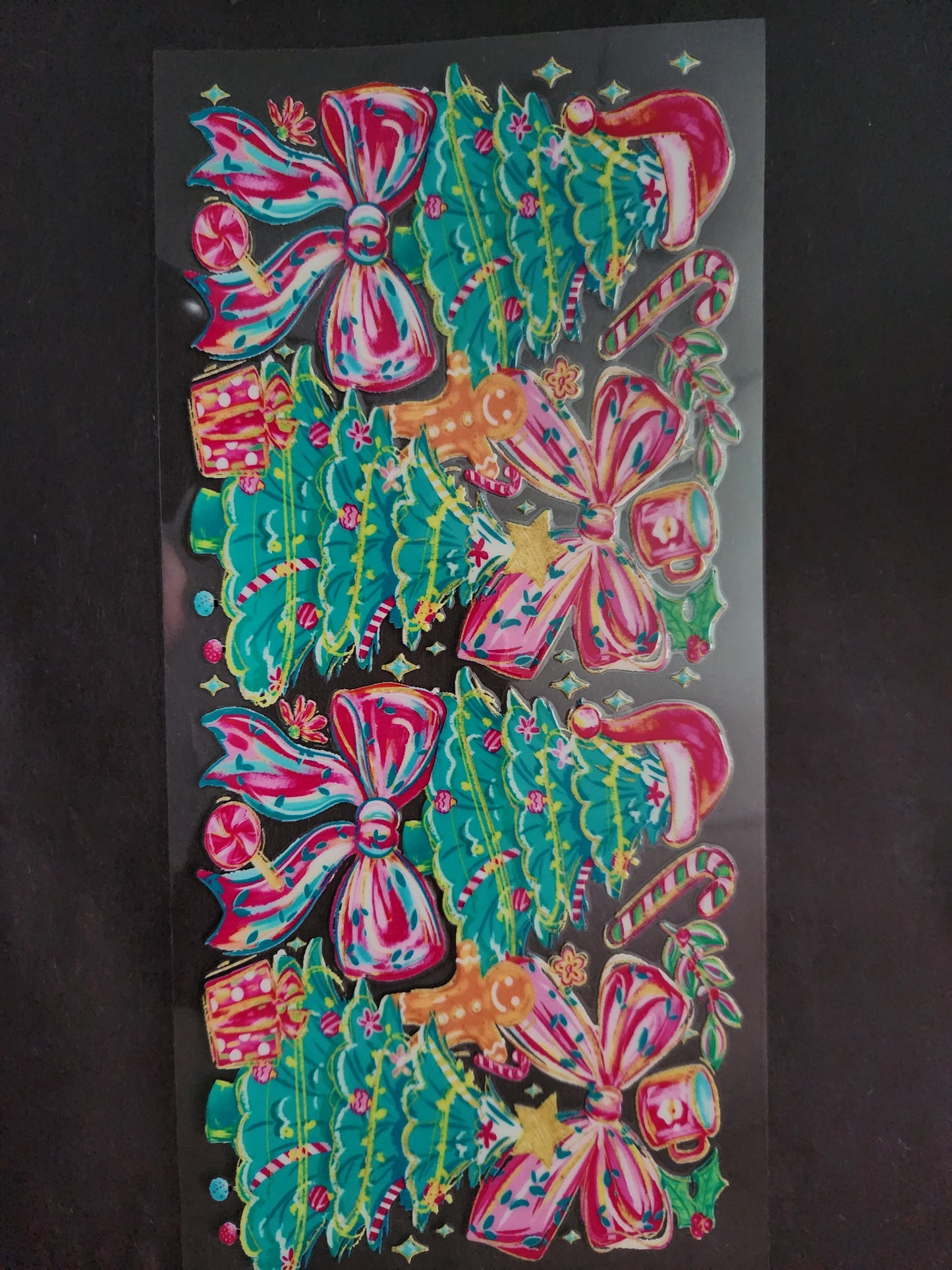 Cup Wrap- Christmas Trees