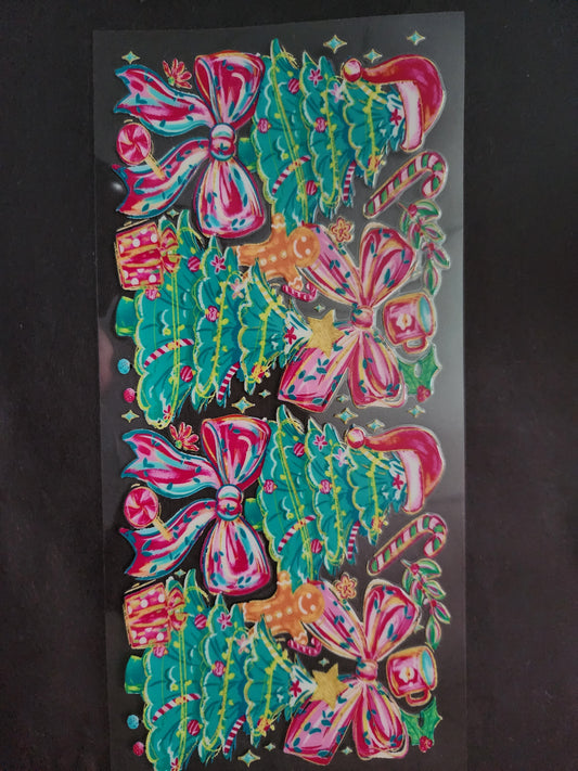 Cup Wrap- Christmas Trees