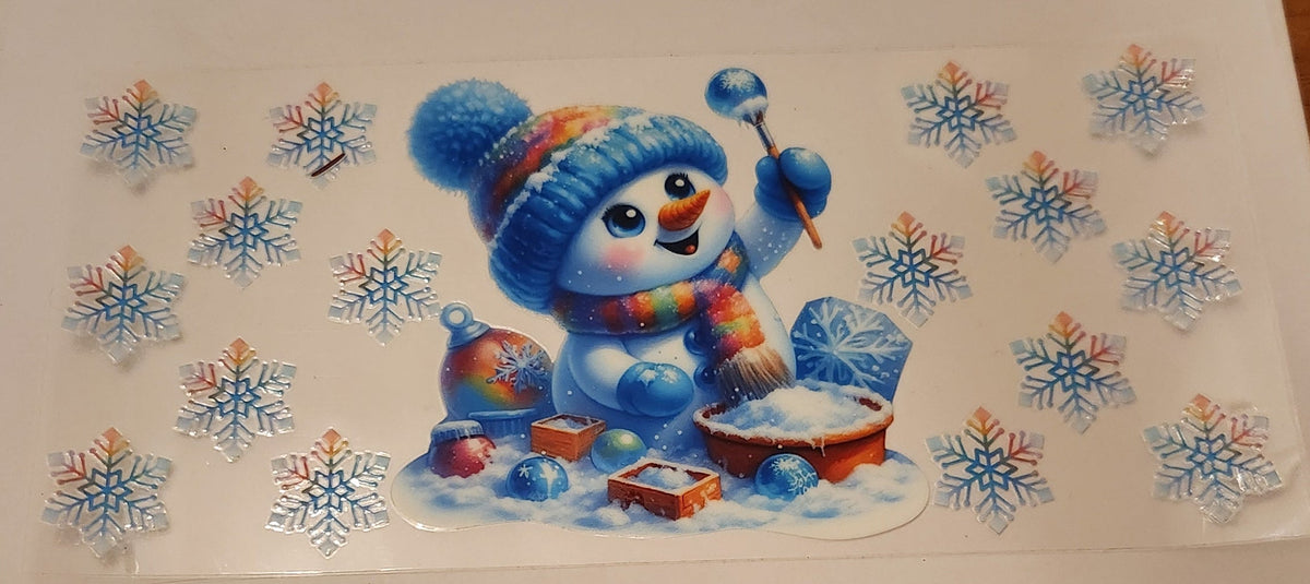 UVDTF 16oz Cup Wrap- Snowman