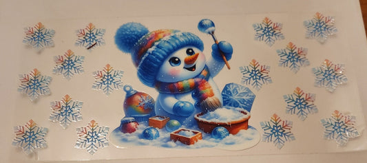 UVDTF 16oz Cup Wrap- Snowman