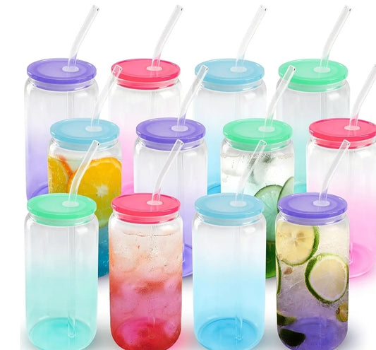 Gradient Glass Cup- Custom