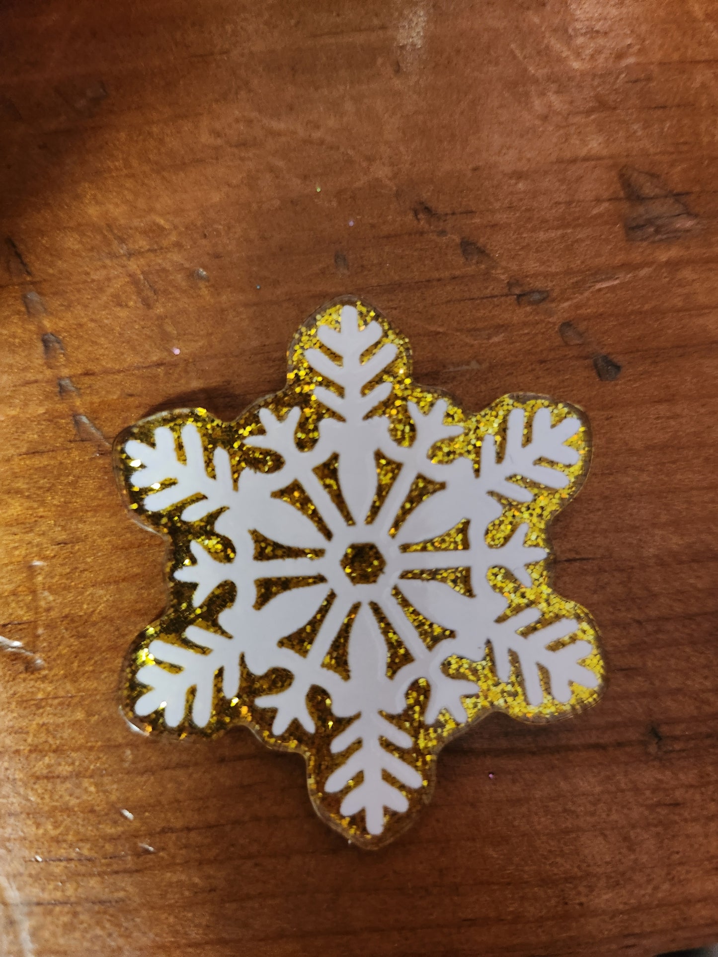 Flat Back Acrylic- Snowflake