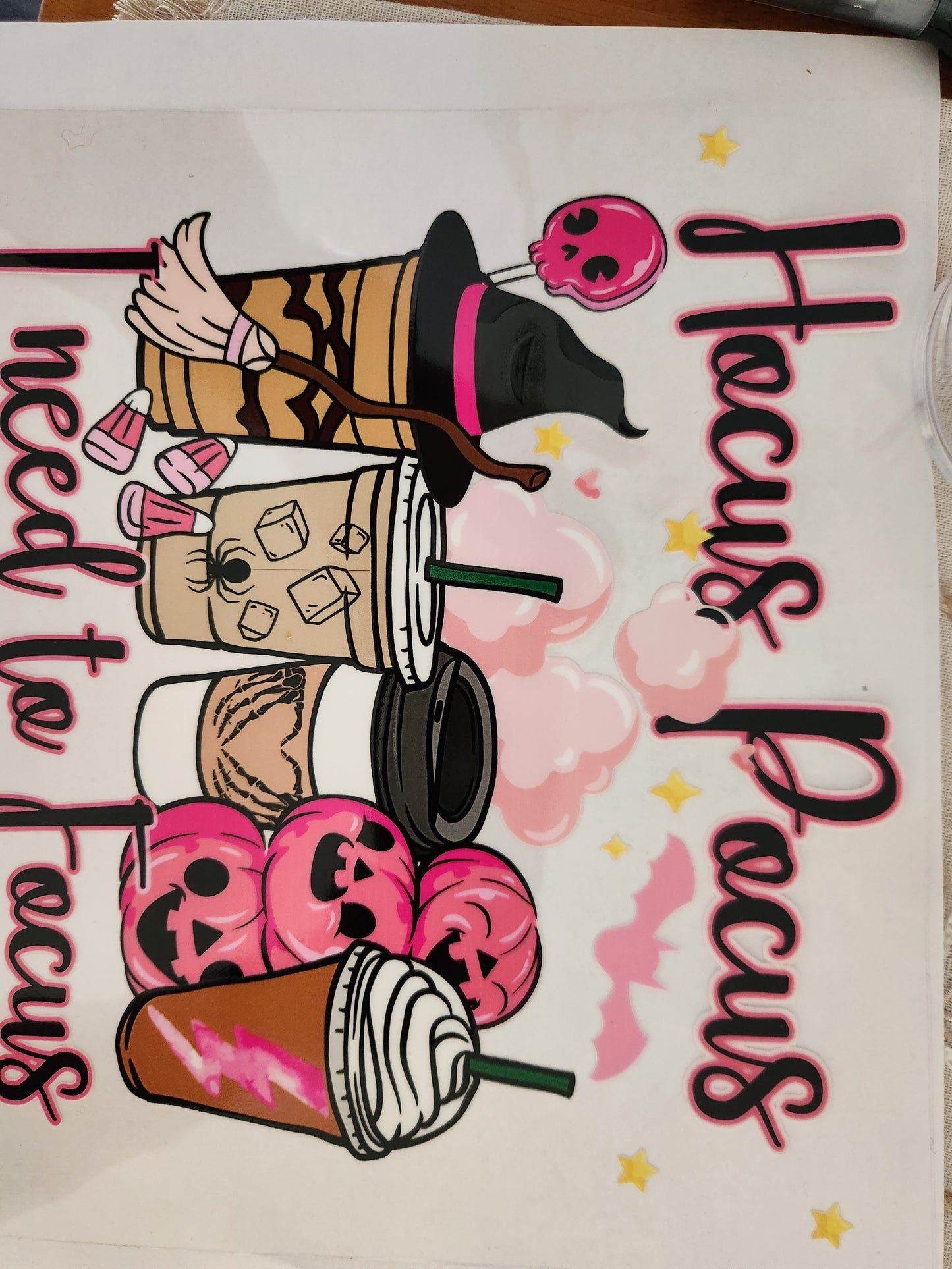 Cup Wrap- 24oz Hocus Pocus