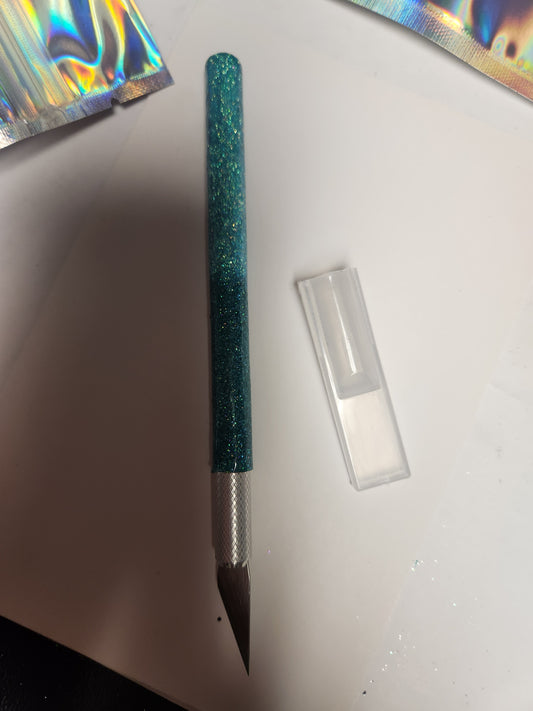 Glitter Exacto Knife
