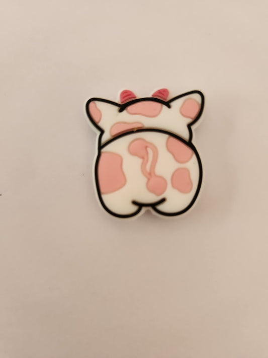 2D Silicone Focal- Double Sided Cow