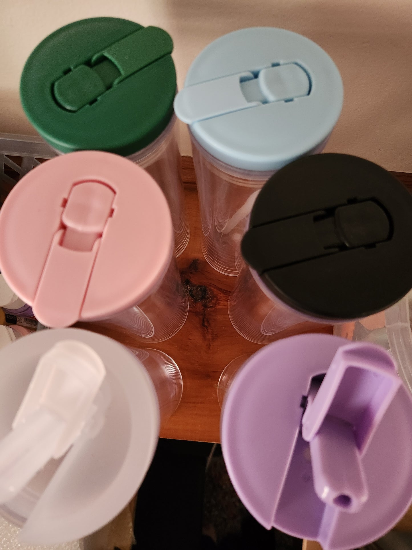 24oz Fliptop Snowglobe Blank Cups (Cup Only)