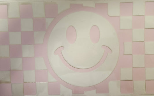 UVDTF 16oz- Checkered Smile