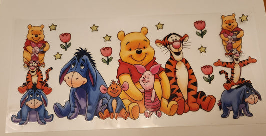 UVDTF Wrap 16oz- Bear & Friends