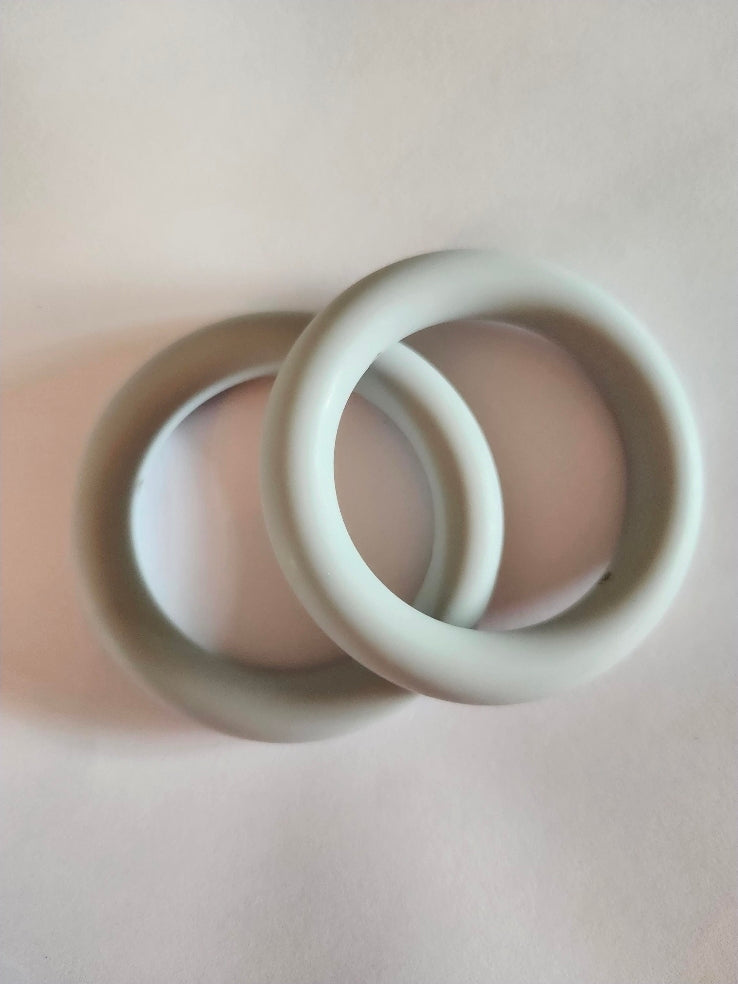65mm Silicone Rings- Light Gray