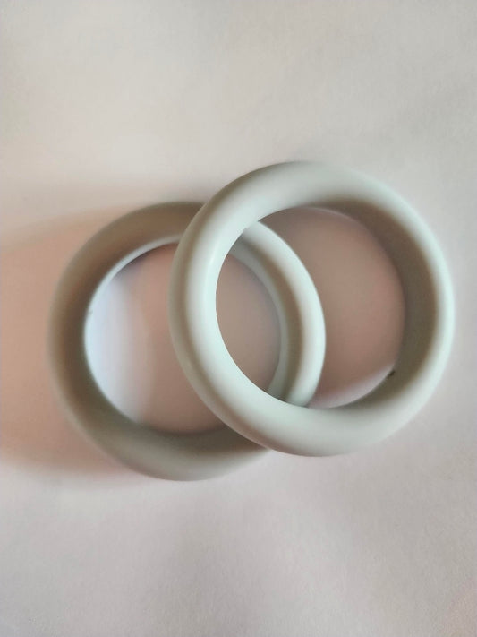 65mm Silicone Rings- Light Gray