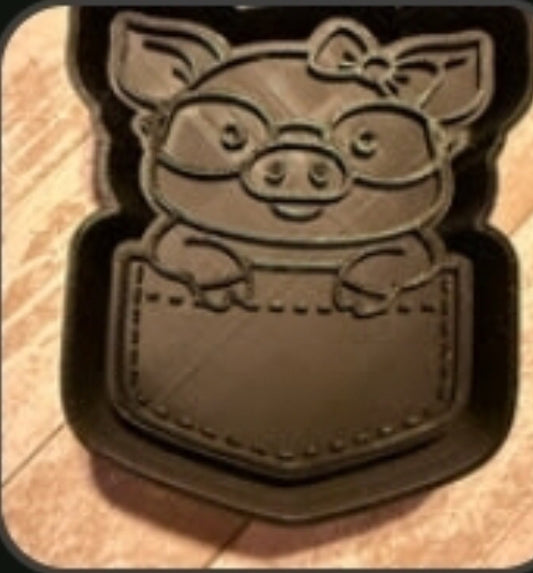 Custom Freshie- Pocket Pig