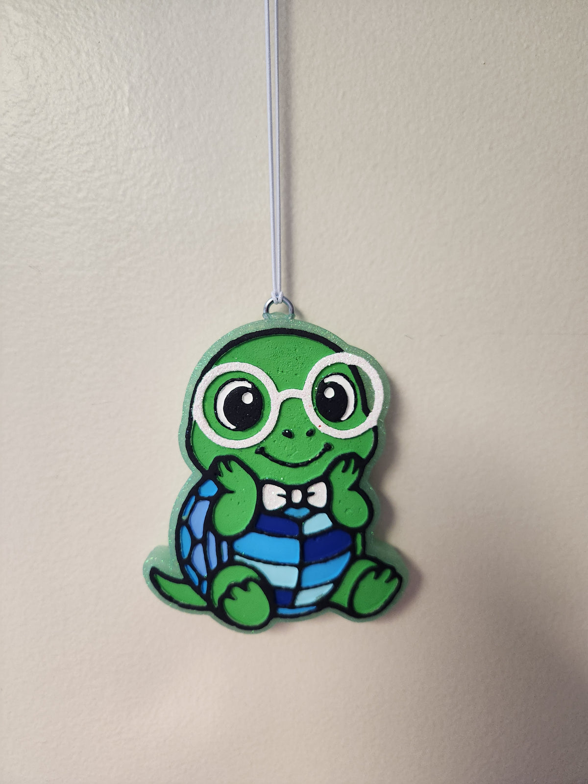 Custom Freshie- Nerdy Turtle