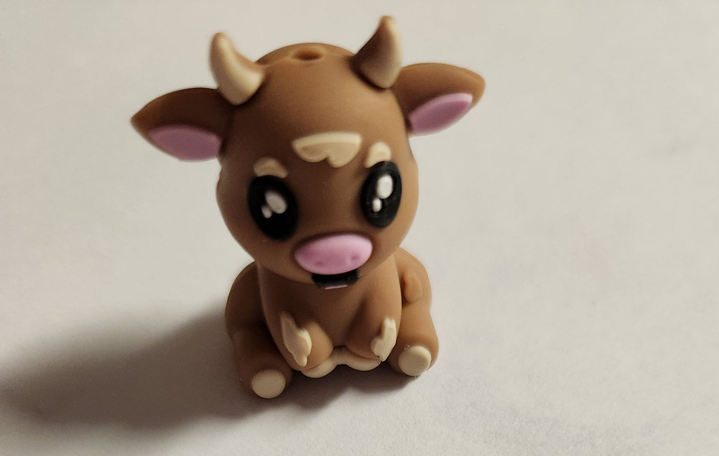 3D Silicone Focal- Brown Cow