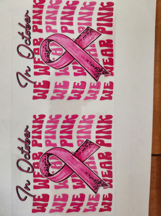 Cup Wrap- Breast Cancer