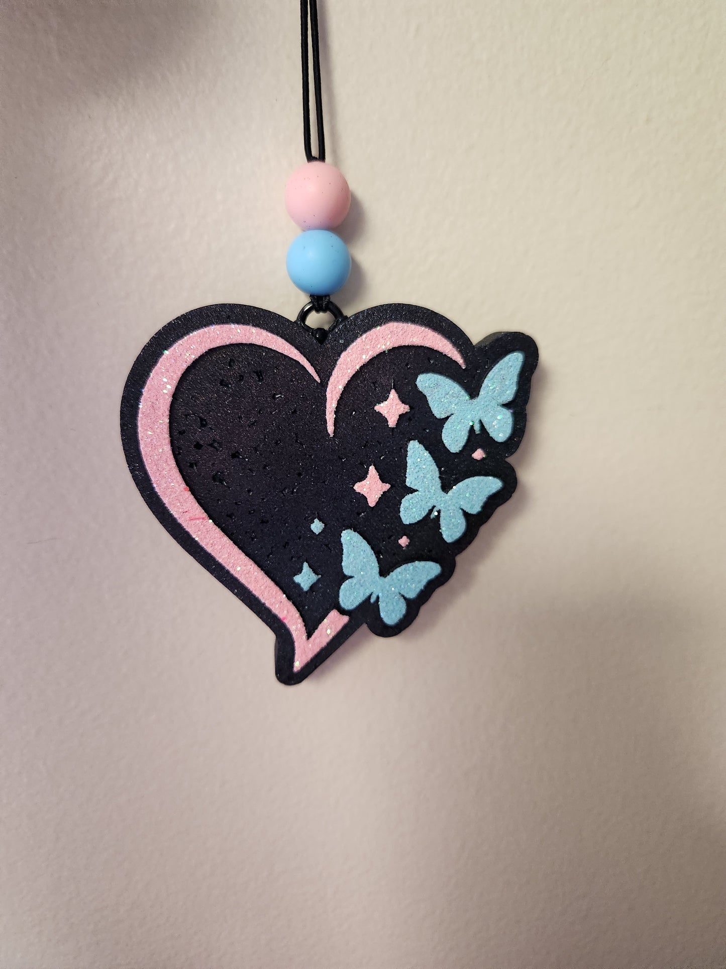 Custom Freshie- Butterfly Heart