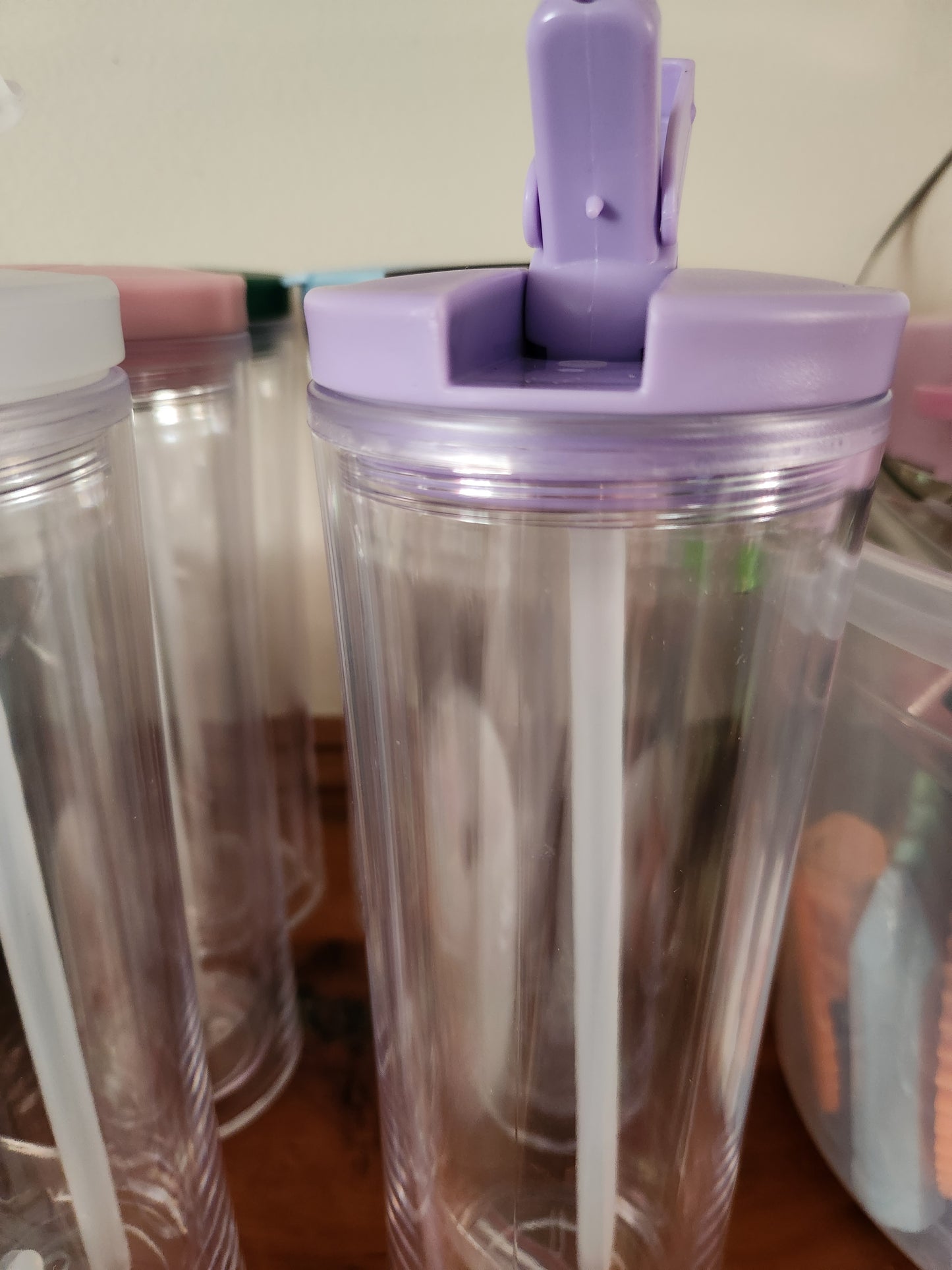 24oz Fliptop Snowglobe Blank Cups (Cup Only)