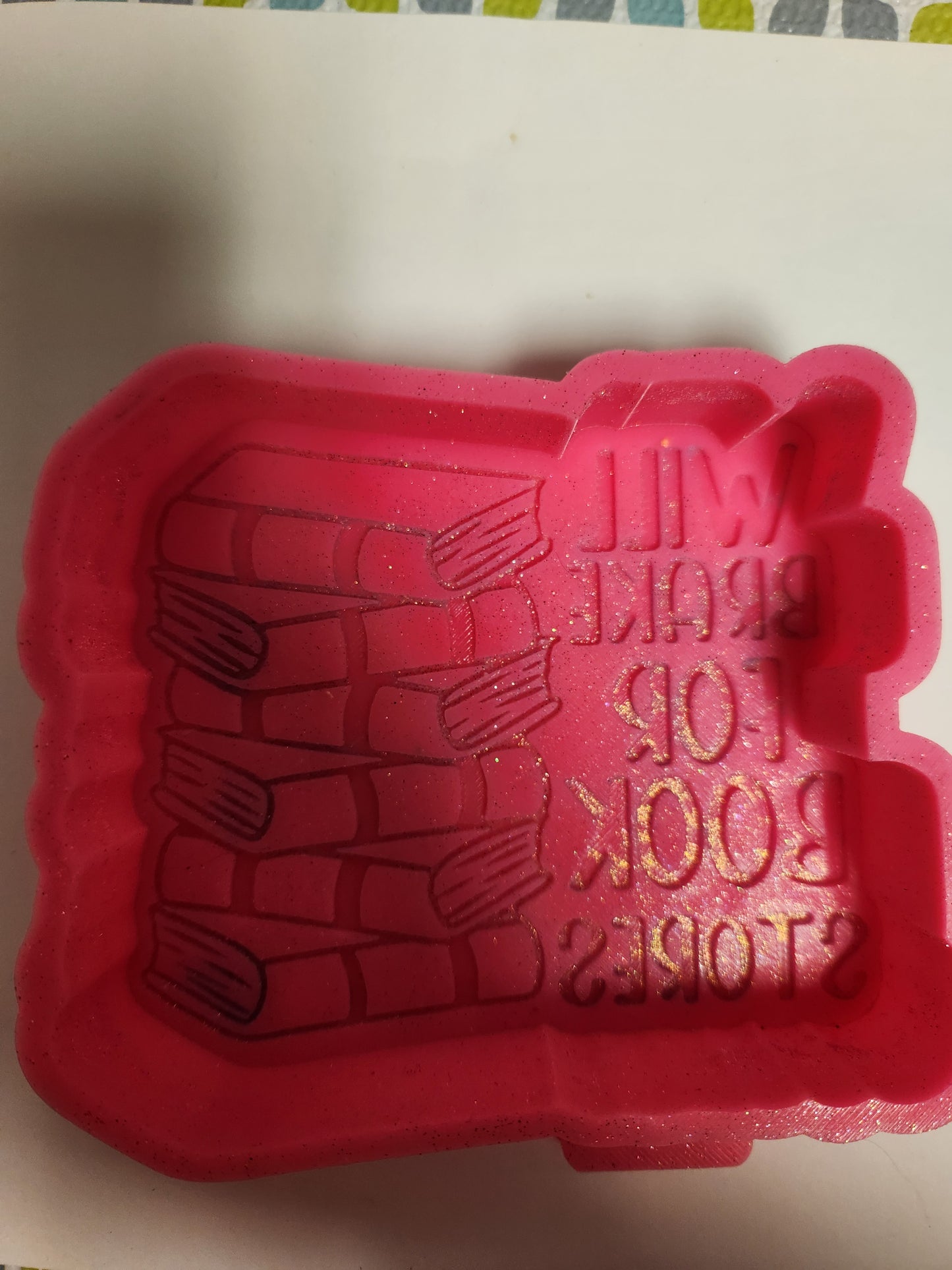 Custom Freshie- Will Break For Books