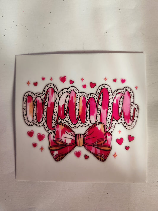UVDTF Decal- Mama
