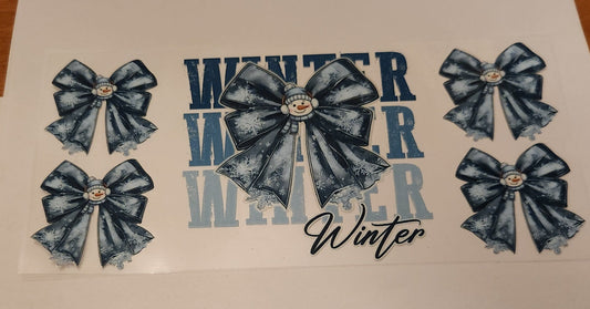 UVDTF 16oz Cup Wrap- Winter