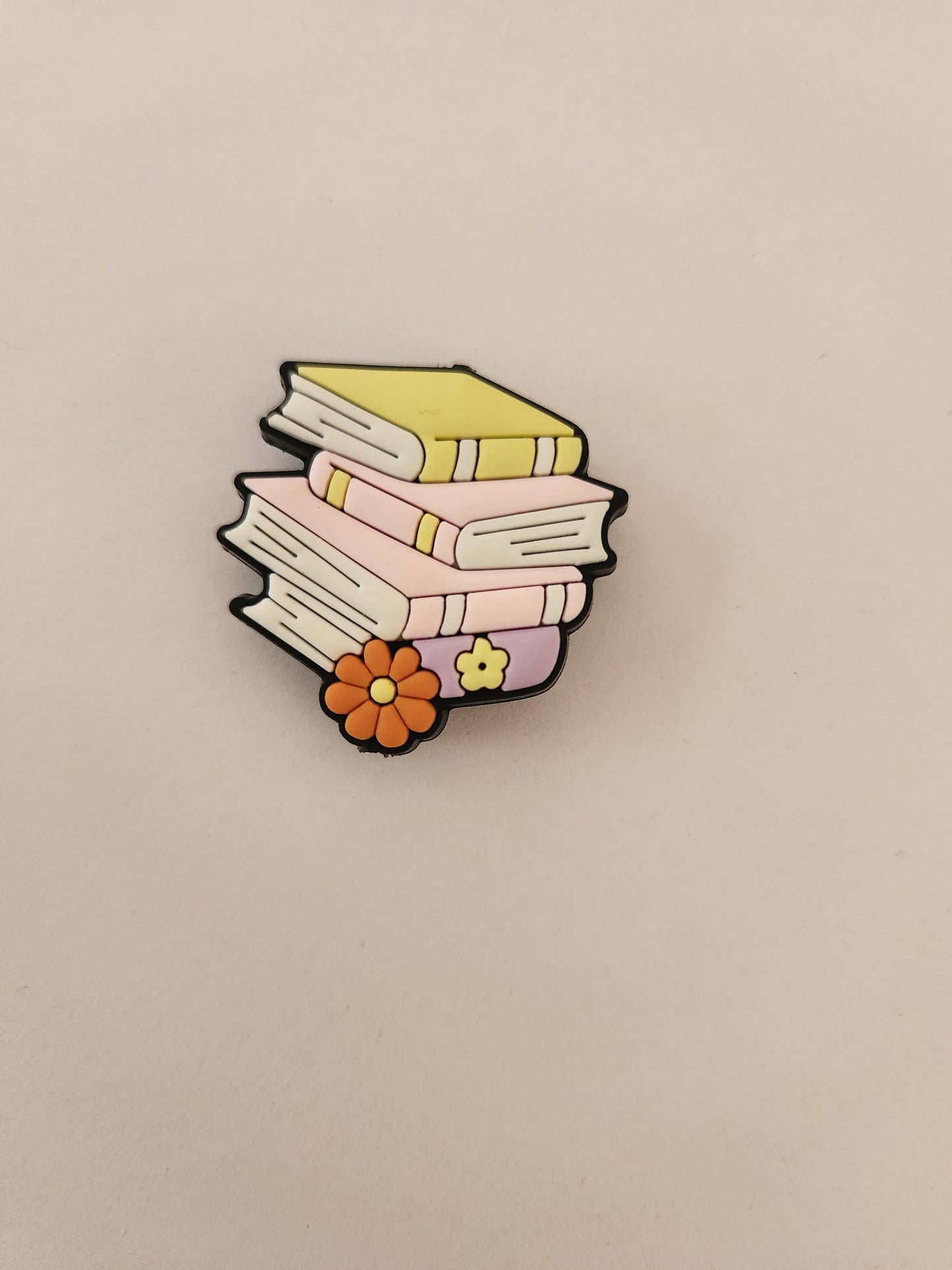 2D Silicone Focal- Book Stack