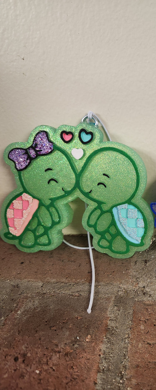Custom Freshie- Turtle Love