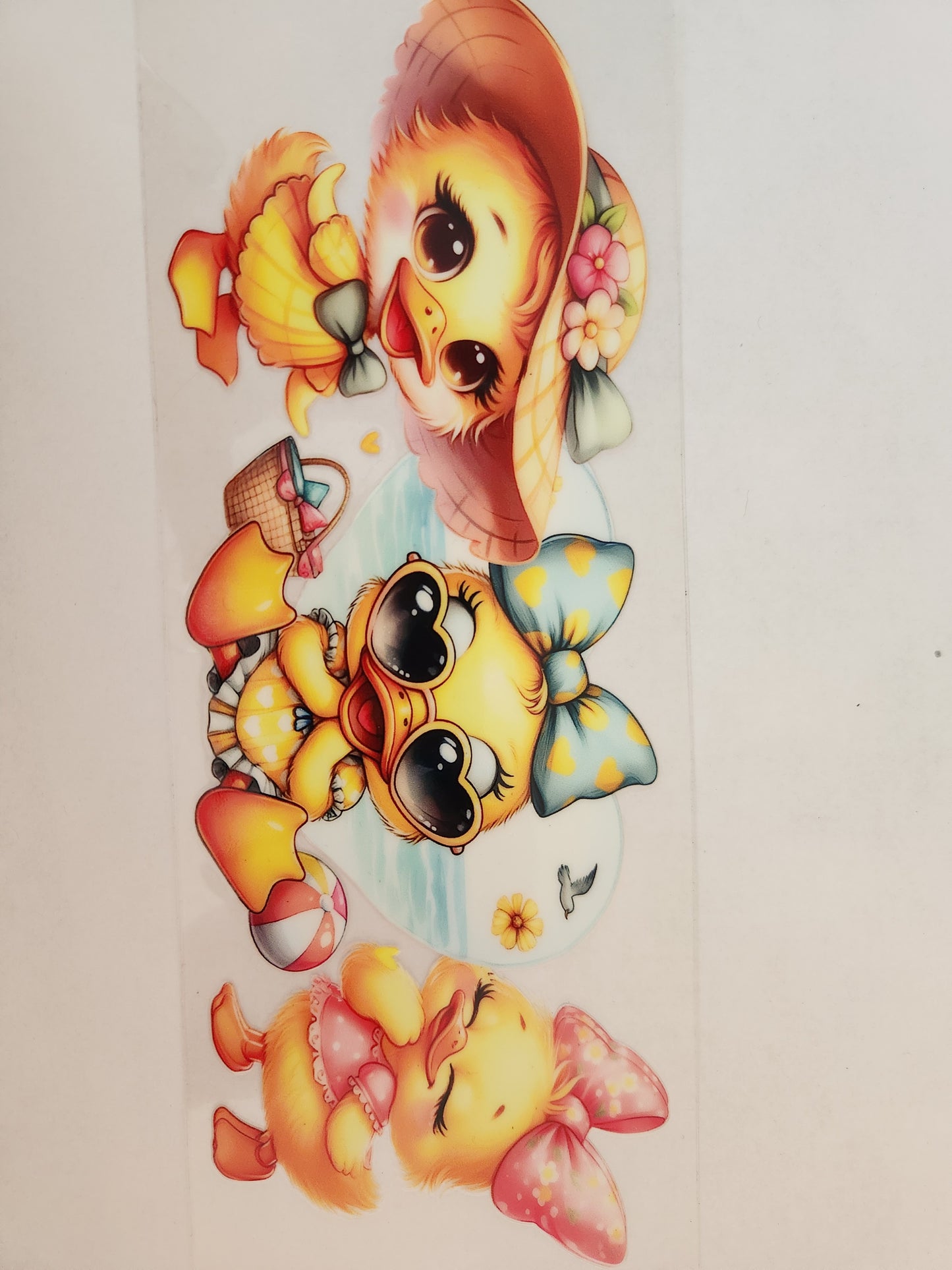 Cup Wrap- 11oz Cute Ducks